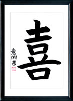 Joy (yorokobi). Kanji